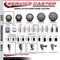 Service Caster 3'' SS Gray Poly Wheel Swivel 7/8'' Expanding Stem Caster Set 2 Brakes, 4PK SCC-SSEX20S314-PPUB-2-TLB-2-78 - alternate 2